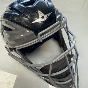 Used All-Star MVP2500-1 7 -7 1/2 Catchers Helmet w/Mask Black One Size 11860-S000297249