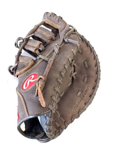 Used Rawlings PLAYER PREFERRED BB/SB First Base RH Throw Brown 12 1/2" 11860-S000297250