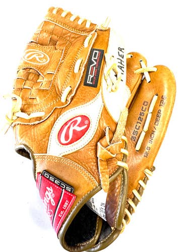 Used Rawlings REVO BB/SB Glove RH Throw Brown 12 1/2" 11860-S000297242
