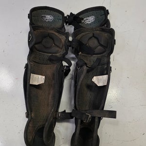 Used Easton GAMETIME Catchers Leg Guards Black Intermed 11860-S000297320