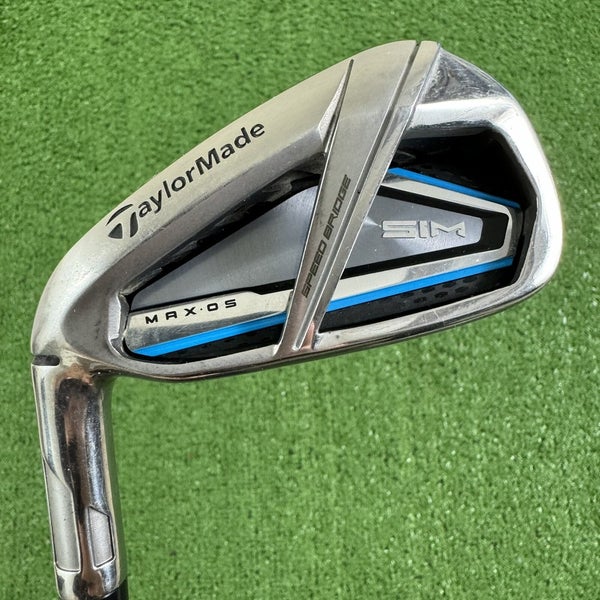 Taylormade Sim Max OS 4 Iron KBS Max 85g Regular Flex Left Handed +1/2 Long