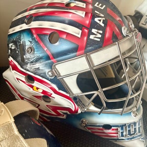 Painted top gun Bauer 960 Goalie Mask