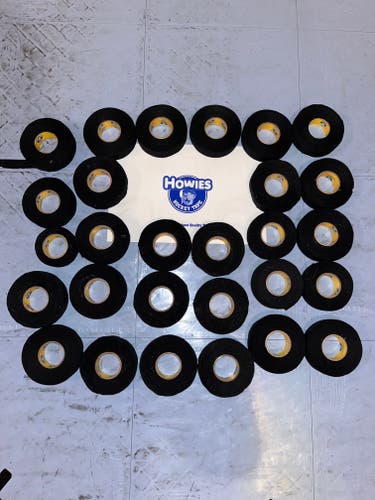 Howies Black Thin Tape - 28 ROLLS