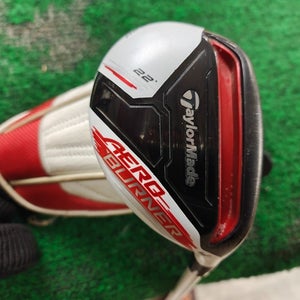 Taylormade Aeroburner 4 Hybrid 4H 22 Degree Regular Flex Graphite w Headcover