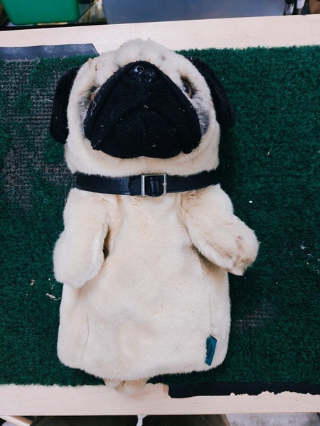 Hokushin Pug dog Golf Driver  head cover