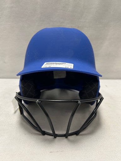 Used Evoshield HELMET Batting Helmet w/Mask Royal Blue One Size 11490-S000265510