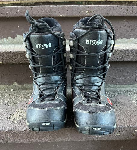 Size M 9.0 (W 10.0) 5150 Snowboard Boots (Used)