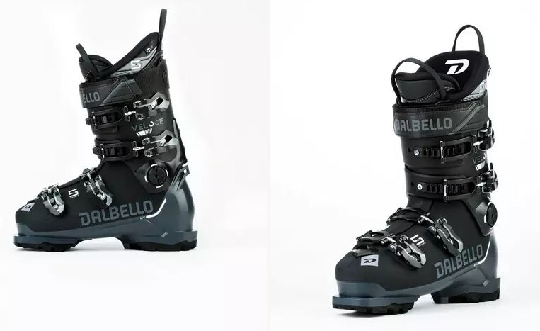 NEW DALBELLO Men's Veloce 100 GW Black/Black Ski Boots 29.5 mondo