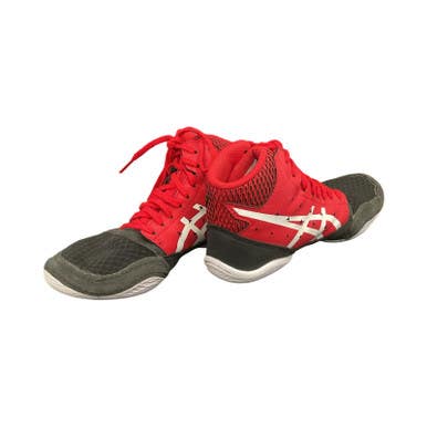 Used Asics Wrestling Shoes Red Junior 03.5 11859-S000025049