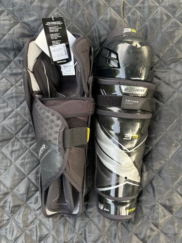Intermediate Bauer Supreme 3S Pro 14" Shin Pads (New)