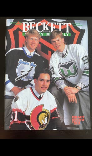 Vintage Beckett Hockey Monthly