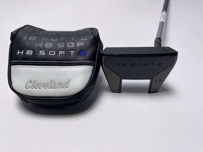 Cleveland HB Soft 2 Black 11S UST All-In Putter 35" Mens RH HC NEW