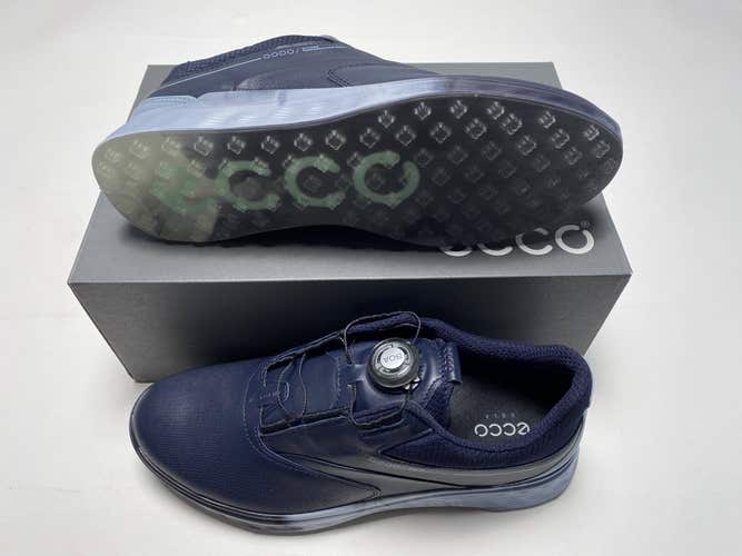 ECCO Golf S-Three Golf Shoes Night Sky Navy Blue Women's SZ 9 (102973 01303)