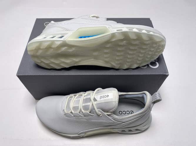 ECCO Golf Biom C4 Golf Shoes White Blue Women's SZ 7 (130903 01007)