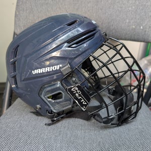 Warrior Alpha One Pro Hockey Helmet - Sr. Small (Navy Blue)