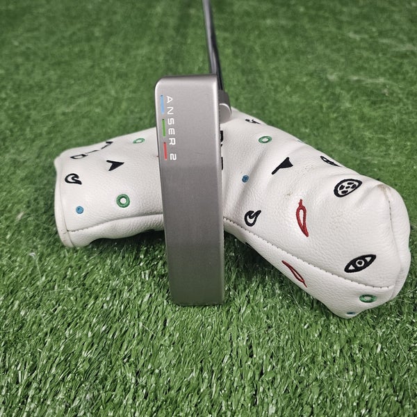 Left Handed PING PLD Anser 2 Satin Milled Blade Putter 35" w/Headcover LH Golf