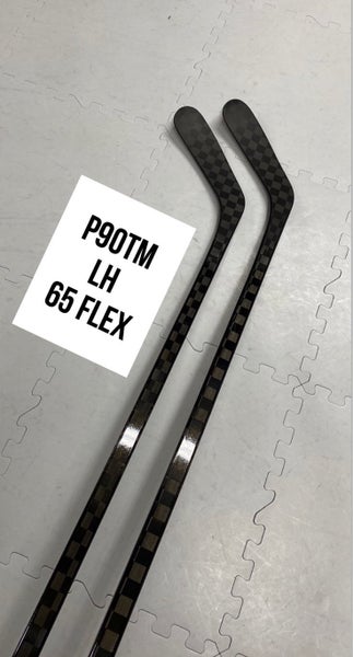 Senior(2x)Left P90TM 65 Flex 63” ProBlackStock™ Unbranded Blackouts Pro Stock Nexus Hockey Sticks
