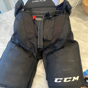 Black Senior Small CCM Jetspeed XTRA PLUS Hockey Pants (Used)
