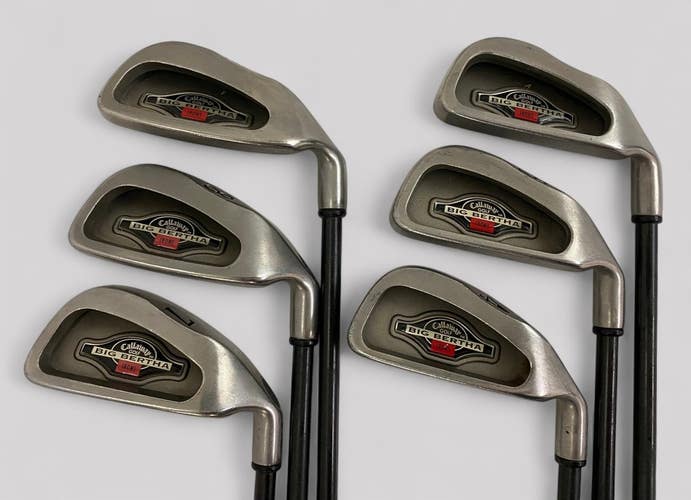Callaway Big Bertha 1996 Iron Set 4-9 RCH 96 Graphite Shaft R-Flex RH