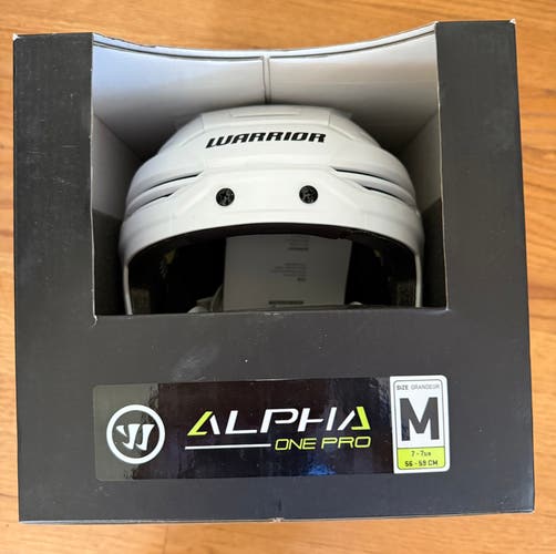 Medium Warrior Alpha One Pro Helmet (New)