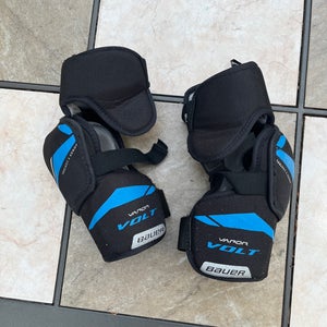 Junior Large Bauer Vapor Volt Elbow Pads (Used)