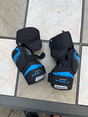 Junior Large Bauer Vapor Volt Elbow Pads (Used)