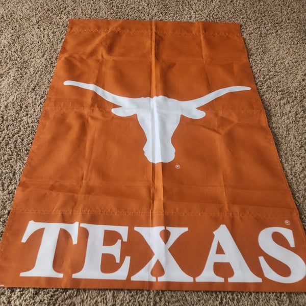 Texas Longhorn 28.5" × 41" Burnt Orange with white Flag. Great for dorm room or apartment