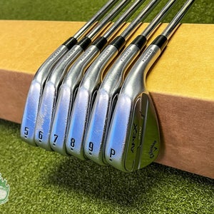 Used Callaway APEX Pro Forged '21 Irons 5-PW Elevate Pro Tour Stiff Steel Set