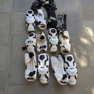 Set of 7 Used Lacrosse Arm Pads – Perfect for Teams, Clubs, or Camps