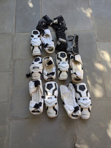 Set of 7 Used Lacrosse Arm Pads – Perfect for Teams, Clubs, or Camps