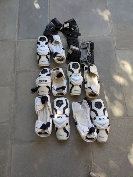 Set of 7 Used Lacrosse Arm Pads – Perfect for Teams, Clubs, or Camps