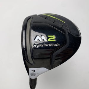 TaylorMade M2 2019 3 Fairway Wood 15* REAX 55g Regular Graphite Mens LH