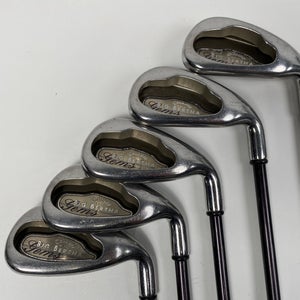 Callaway 2004 Big Bertha Gems Iron Set 6-PW Gems Ladies Graphite Womens RH