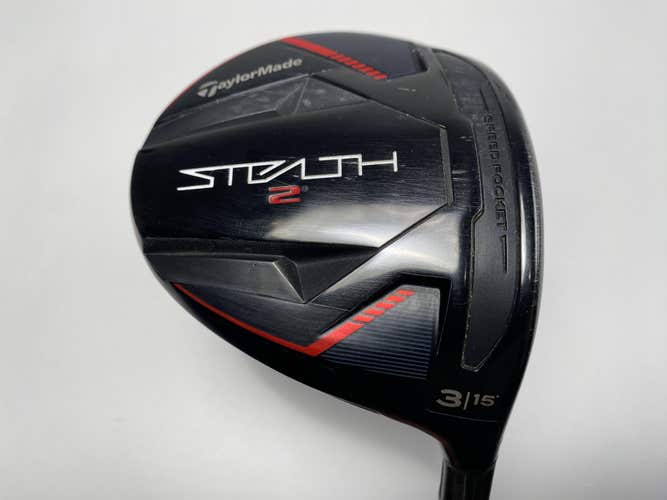 TaylorMade Stealth 2 3 Fairway Wood 15* Fujikura Ventus Red TR 5R Regular RH