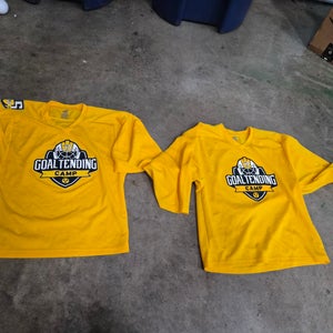Yellow Goalie Cut Boys Jersey (Used)