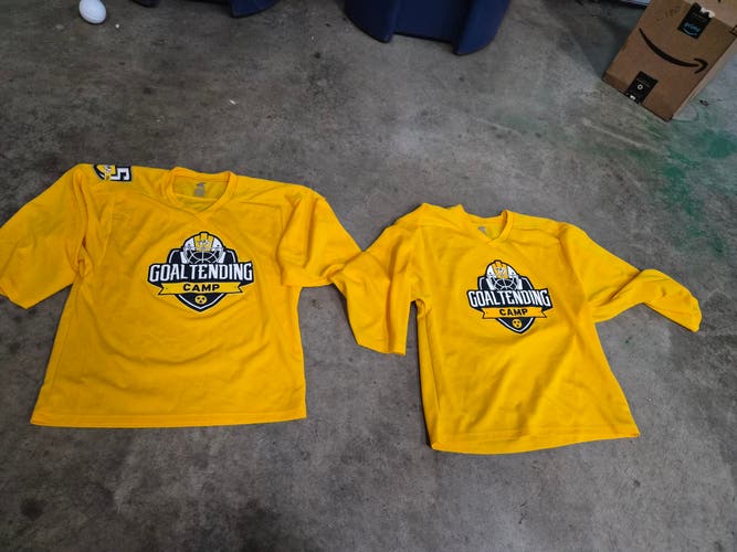 Yellow Goalie Cut Boys Jersey (Used)