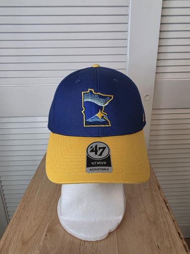 NWS Minnesota Twins City Connect '47 MVP Snapback Hat MLB