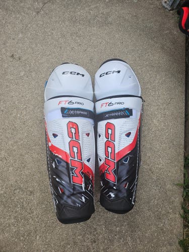Senior CCM Jetspeed ft6 pro 15" Shin Pads (Used)