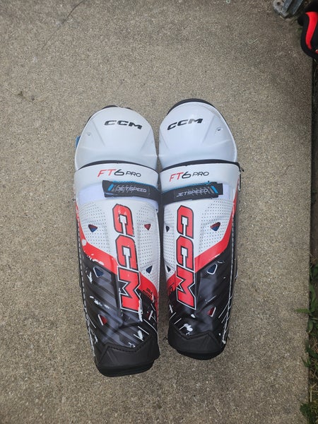 Senior CCM Jetspeed ft6 pro 15" Shin Pads (Used)