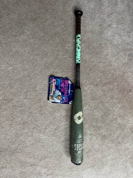 DeMarini The Goods Hybrid BBCOR Certified Bat (-3) 29 oz 32" (Used) With Big League Chew
