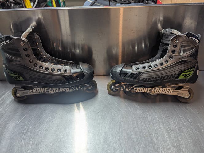 Senior Mission Inline Hockey Goalie Skates Wide Width Size 8 (Used)
