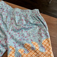 (Used) Baseball Lifestyle 101 Boys' Ice Cream Shorts YXL - Cotton Candy
