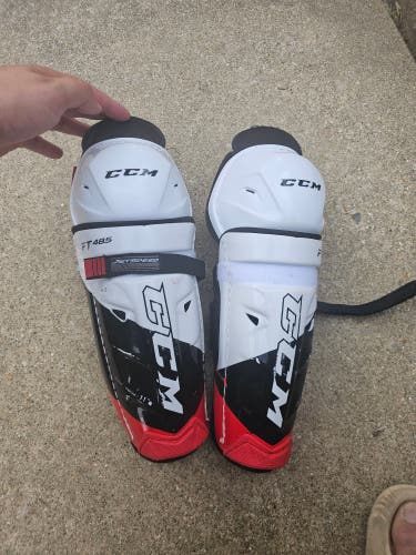 Junior CCM Jetspeed FT485 11" Shin Pads (Used)