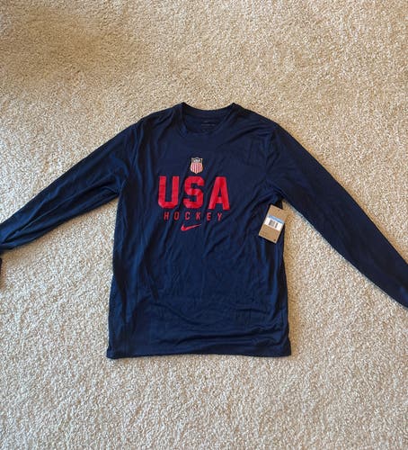 USA Hockey Medium Men's Nike Shirt (New)