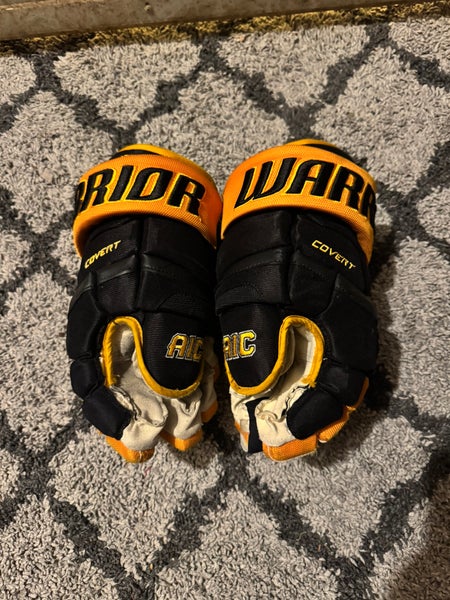 AIC Mens ice hockey Warrior Covert Pro Gloves 14" Pro Stock (Used)