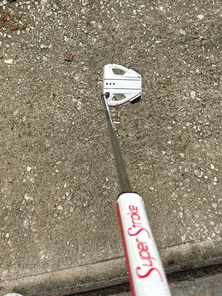 White Men's TaylorMade SPIDER EX Mallet Right Handed Putter 35" (Used)