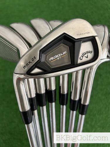 LH Callaway Rogue ST Max OS Iron Set 5-A / NS Pro Modus Tour 105 Stiff