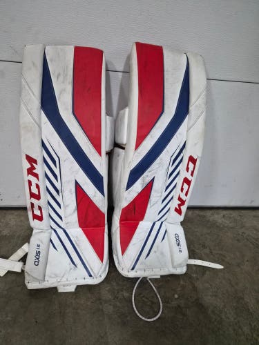28" CCM Axis 1.5 Goalie Leg Pads (Used)