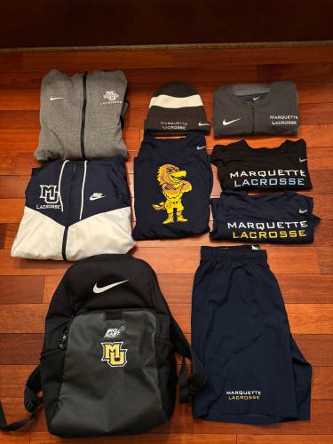 Team Issued Marquette Lacrosse Nike Gear (Used)