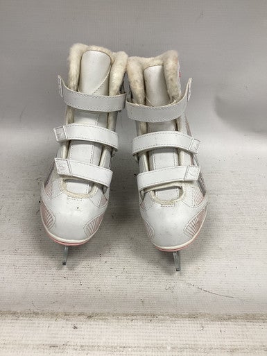 Used Jackson SOFT TEC Girls Softboot Skate White Junior 02 11851-S000037321